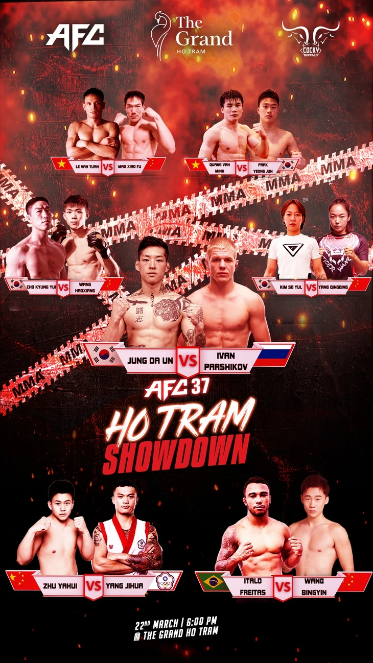 Giải MMA chuyên nghiệp hàng đầu châu Á trở lại Việt Nam
