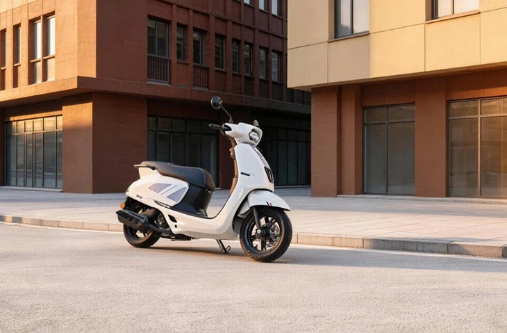 Xe tay ga dáng như Vespa, trang bị như Honda SH Mode, giá ngang ngửa Honda Lead