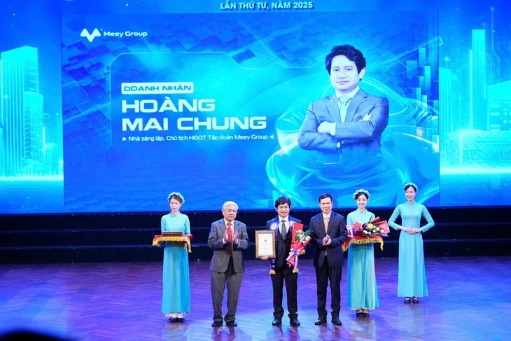 Doanh nhân Hoàng Mai Chung nhận giải Nhà lãnh đạo tiên phong đổi mới, sáng tạo