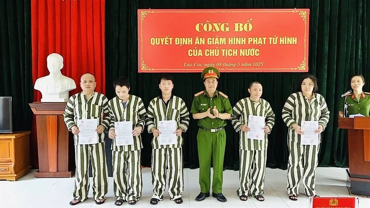 Chủ tịch nước ân giảm hình phạt tử hình xuống tù chung thân cho 10 người