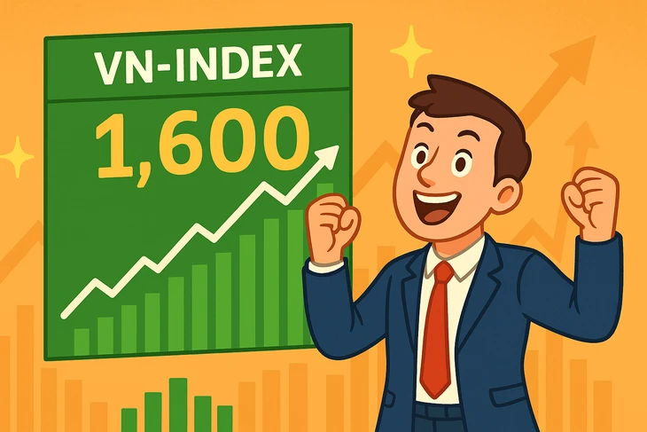 Chứng khoán vượt 1.600 điểm, lập đỉnh lịch sử mới