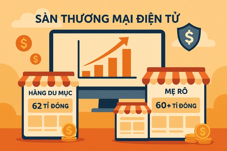 'Hằng Du Mục', 'Mẹ Rô' lọt top doanh số khủng trên sàn thương mại điện tử nửa đầu năm