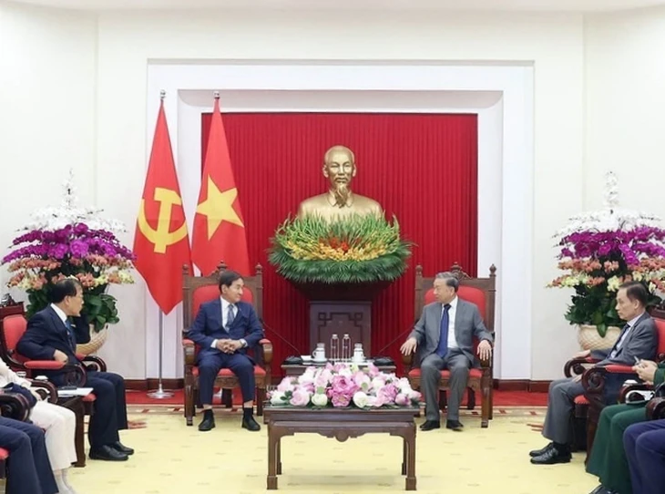 Tổng Bí thư Tô Lâm tiếp Đặc phái viên Tổng thống Hàn Quốc