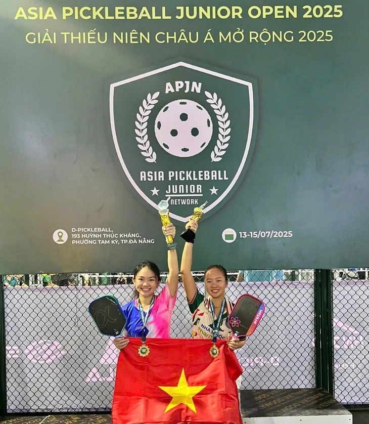 Jolie Lam lần đầu vô địch giải Pickleball Junior châu Á