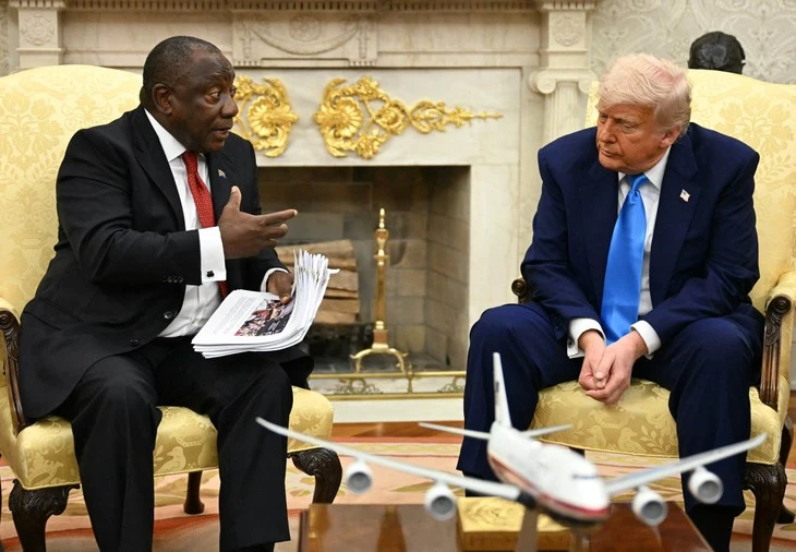 Không có bằng chứng về 'diệt chủng' đối với người da trắng ở Nam Phi như ông Trump cáo buộc