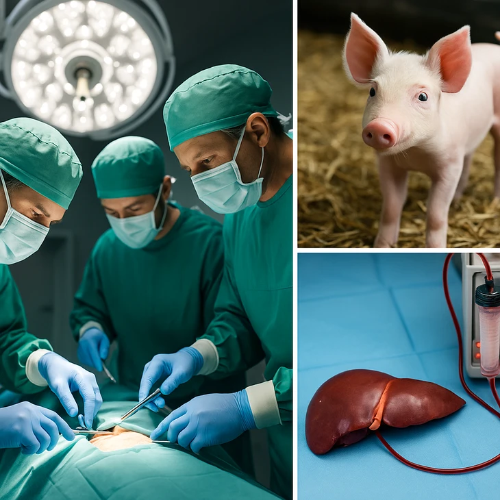 Mỹ thử nghiệm dùng gan heo chỉnh sửa gene trị suy gan cấp tính ở người