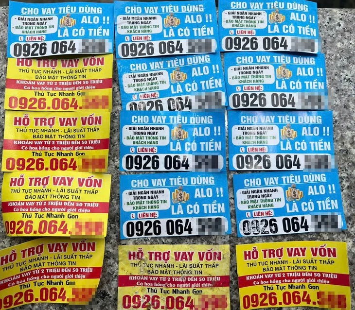 Phạt hai người phát 100 tờ rơi cho vay, mỗi người 1,5 triệu đồng