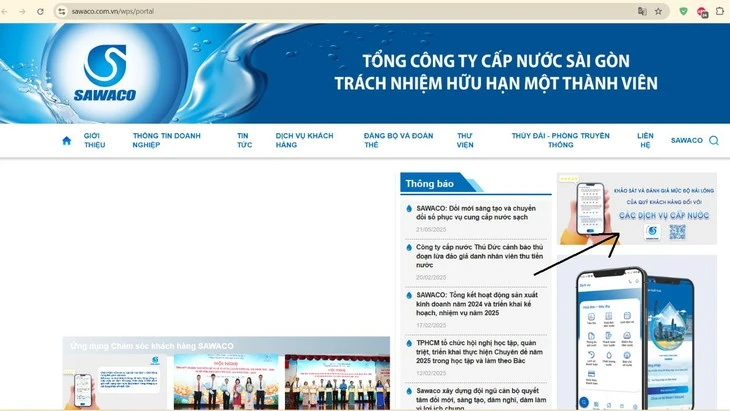 SAWACO khảo sát sự hài lòng của khách hàng