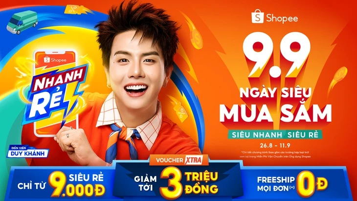 Khởi động ‘9-9 Ngày Siêu Mua Sắm’, Shopee kích cầu tiêu dùng mùa cuối năm