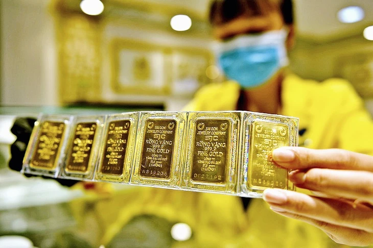 Giá vàng miếng SJC tăng 1 triệu đồng/lượng