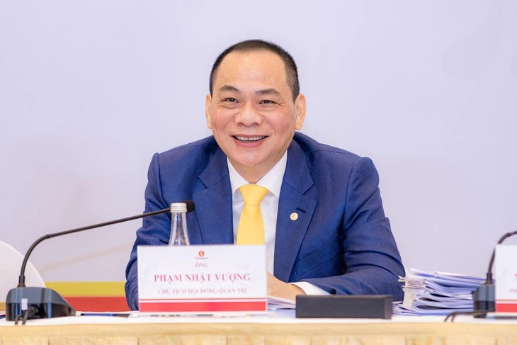 Ông Phạm Nhật Vượng cùng 3 tỉ phú USD mở công ty vốn gần 80.000 tỉ đồng, vượt Vingroup