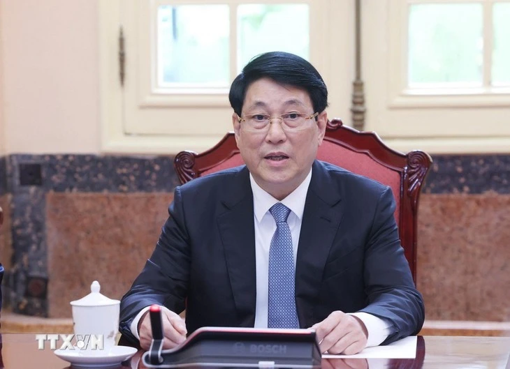 Chủ tịch nước Lương Cường tiếp Đại sứ Liên minh châu Âu
