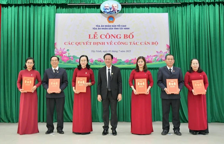 Danh sách trụ sở 12 tòa án khu vực Tây Ninh và các chánh án
