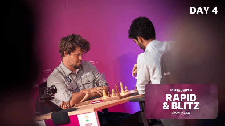 Màn ngược dòng 'điên rồ' của Carlsen tại Giải Grand Chess Tour