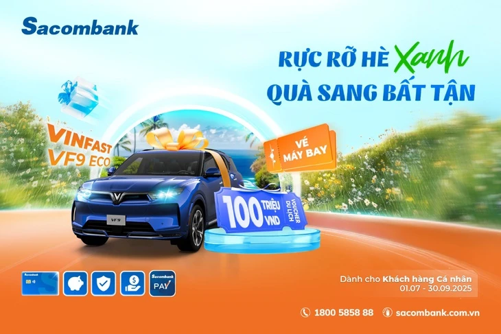 Sacombank khởi động mùa hè với loạt chương trình khuyến mại