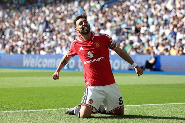 Bruno Fernandes lập kỉ lục vô tiền khoáng hậu tại giải Ngoại hạng Anh