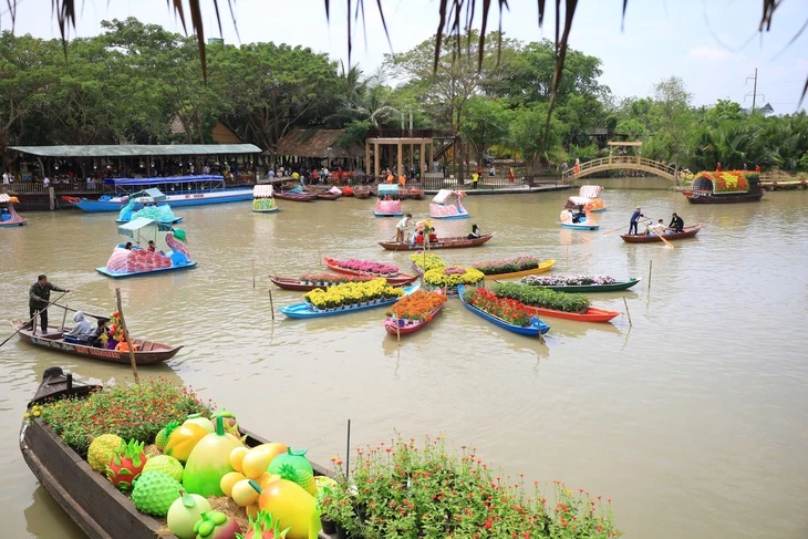 Các khu sinh thái Cần Thơ mở chợ quê, làm bánh dân gian phục vụ du khách dịp lễ 30-4 và 1-5