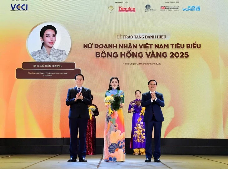 Bà Lê Nữ Thùy Dương - ‘Bông hồng Vàng’ 2025 và hành trình gần 30 đồng hành với KN KN Holdings
