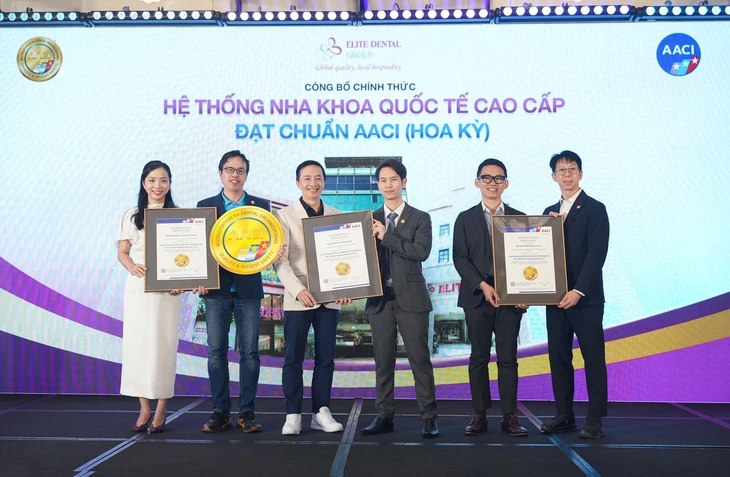 Elite Dental đạt chuẩn chất lượng AACI Mỹ