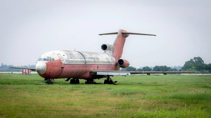 Máy bay Boeing bị bỏ rơi tại sân bay Nội Bài sẽ được dùng làm giáo cụ