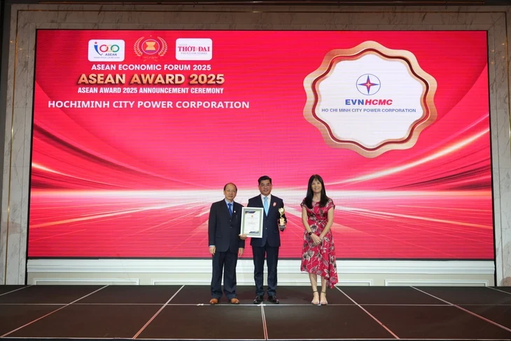 Ngành điện lực TP.HCM tiếp tục khẳng định vị thế tại ASEAN Award 2025