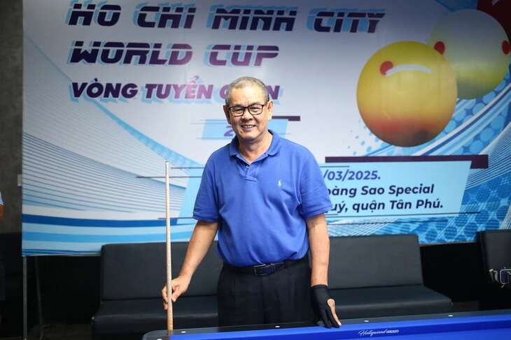 'Lão tướng' 63 tuổi Lý Thế Vinh giành vé dự World Cup billiards