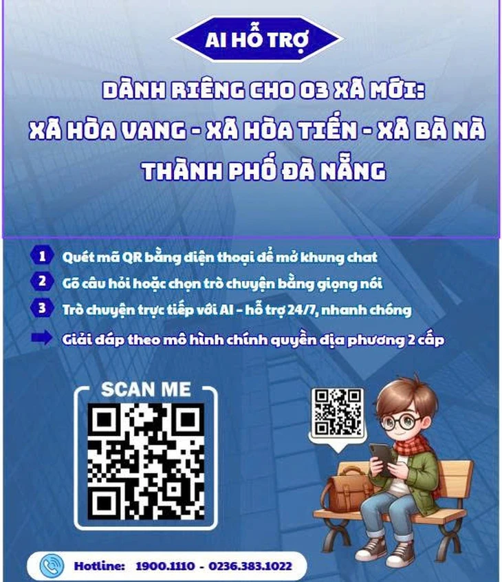 Huyện ở Đà Nẵng làm AI để giải đáp thông tin cho người dân về chính quyền 2 cấp