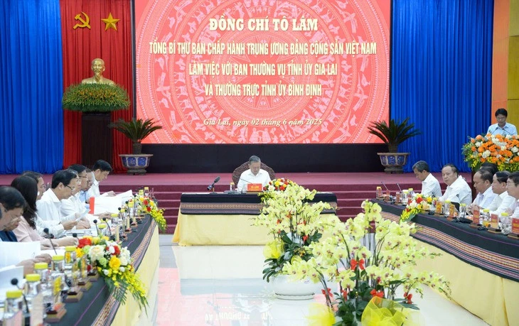 Tổng Bí thư: Gia Lai, Bình Định - cuộc hội ngộ những người con của mẹ Âu Cơ và Lạc Long Quân