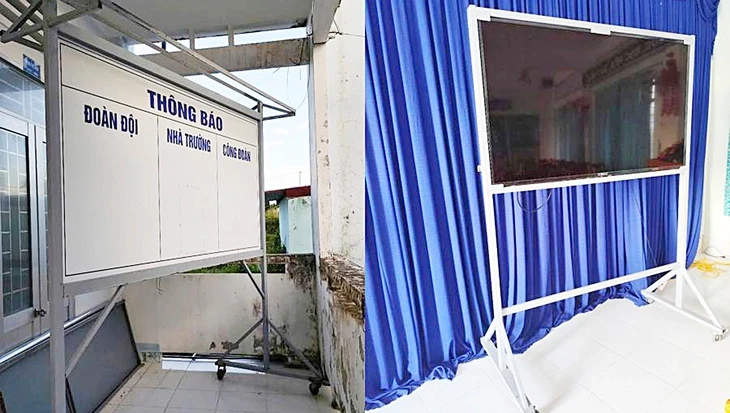 Làm đồ dùng cho trường, hiệu trưởng vướng vòng lao lý