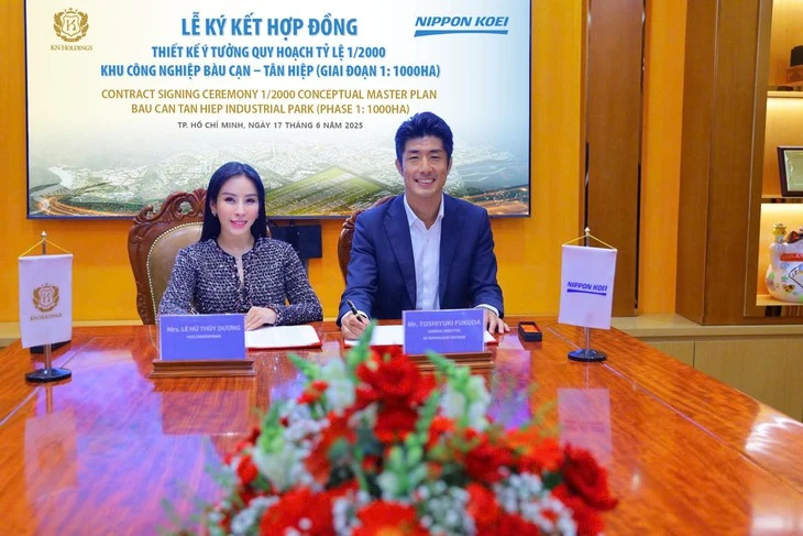 Công ty Cổ phần KCN Tân Hiệp ký kết hợp đồng tư vấn quy hoạch KCN Bàu Cạn - Tân Hiệp với Nippon Koei