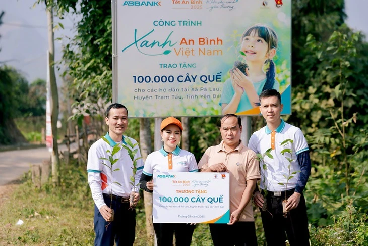 Gây quỹ 100.000 cây quế tặng bà con tỉnh Yên Bái
