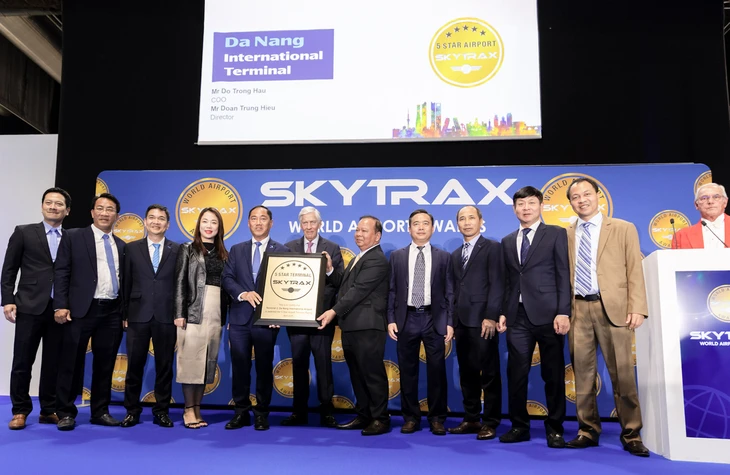 Nhà ga hành khách T2 Đà Nẵng duy trì xếp hạng 5 sao Skytrax