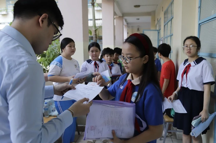 Công bố đề thi và đáp án kỳ khảo sát lớp 6 Trường THCS và THPT Trần Đại Nghĩa