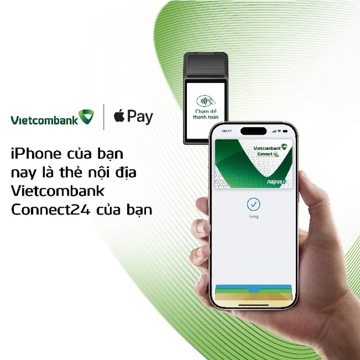 Giới thiệu Apple Pay đến chủ thẻ nội địa Vietcombank Connect24