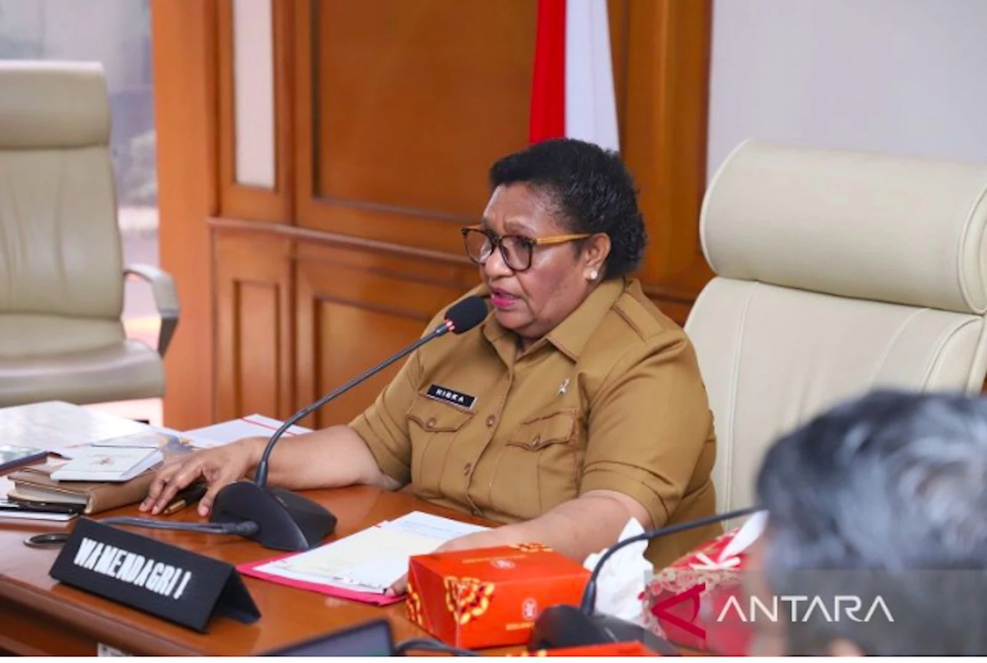 Wamendagri Ribka Minta Jajaran Pemprov Papua Sukseskan PSU