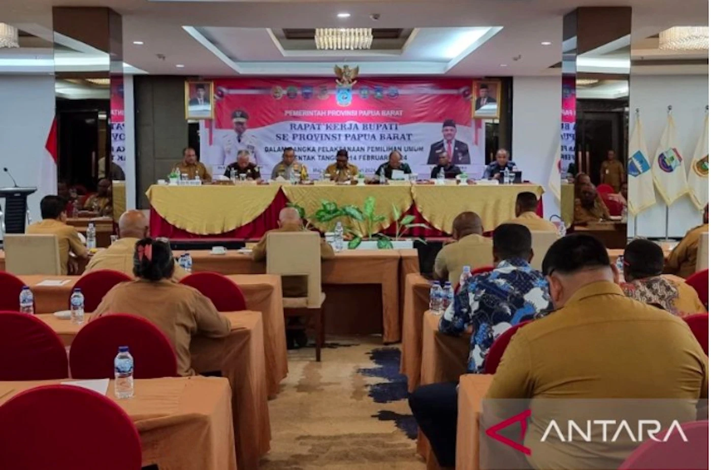 Pemprov dan Forkopimda Papua Barat Bahas Kesiapan Pemilu 2024