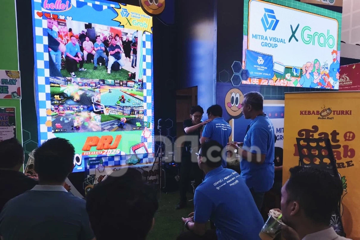 Kolaborasi MVG dan Grab Hadirkan Booth Interaktif di PRJ Surabaya 2025
