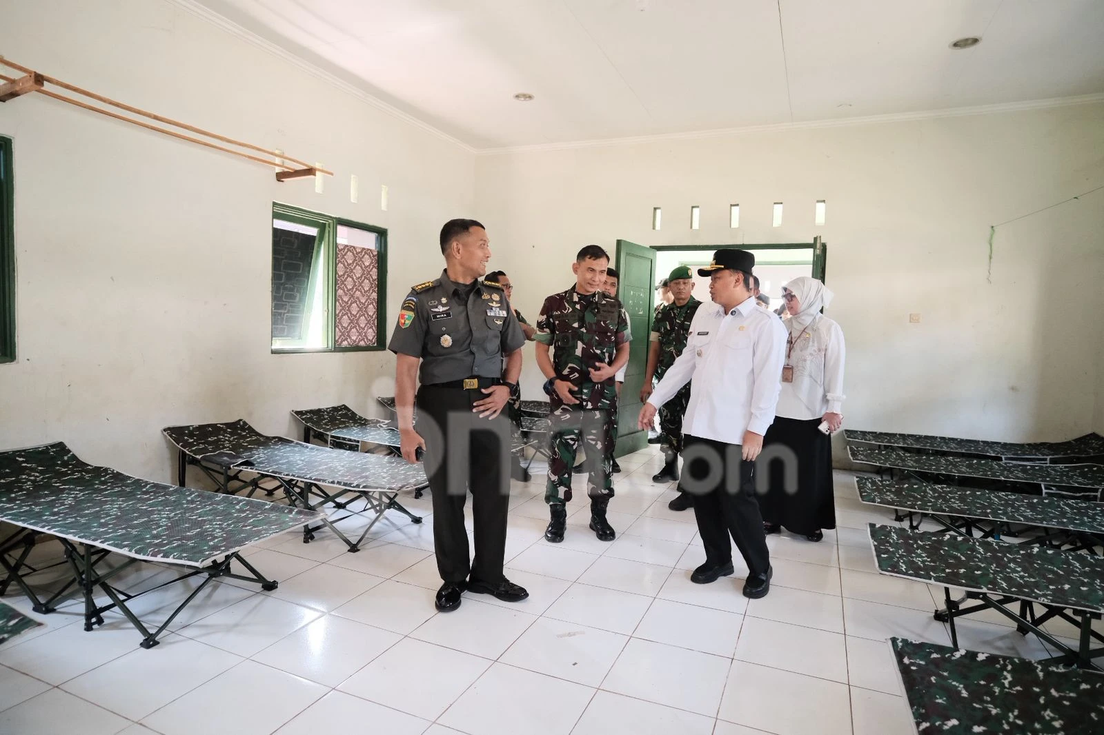 Forkopimda Depok Tinjau Lokasi Barak Militer di Kostrad Cilodong
