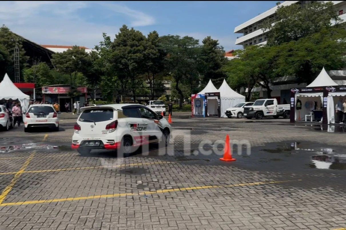 Slalom Goes to Campus Jadi Ajang Talent Scouting Pembalap di Ubaya