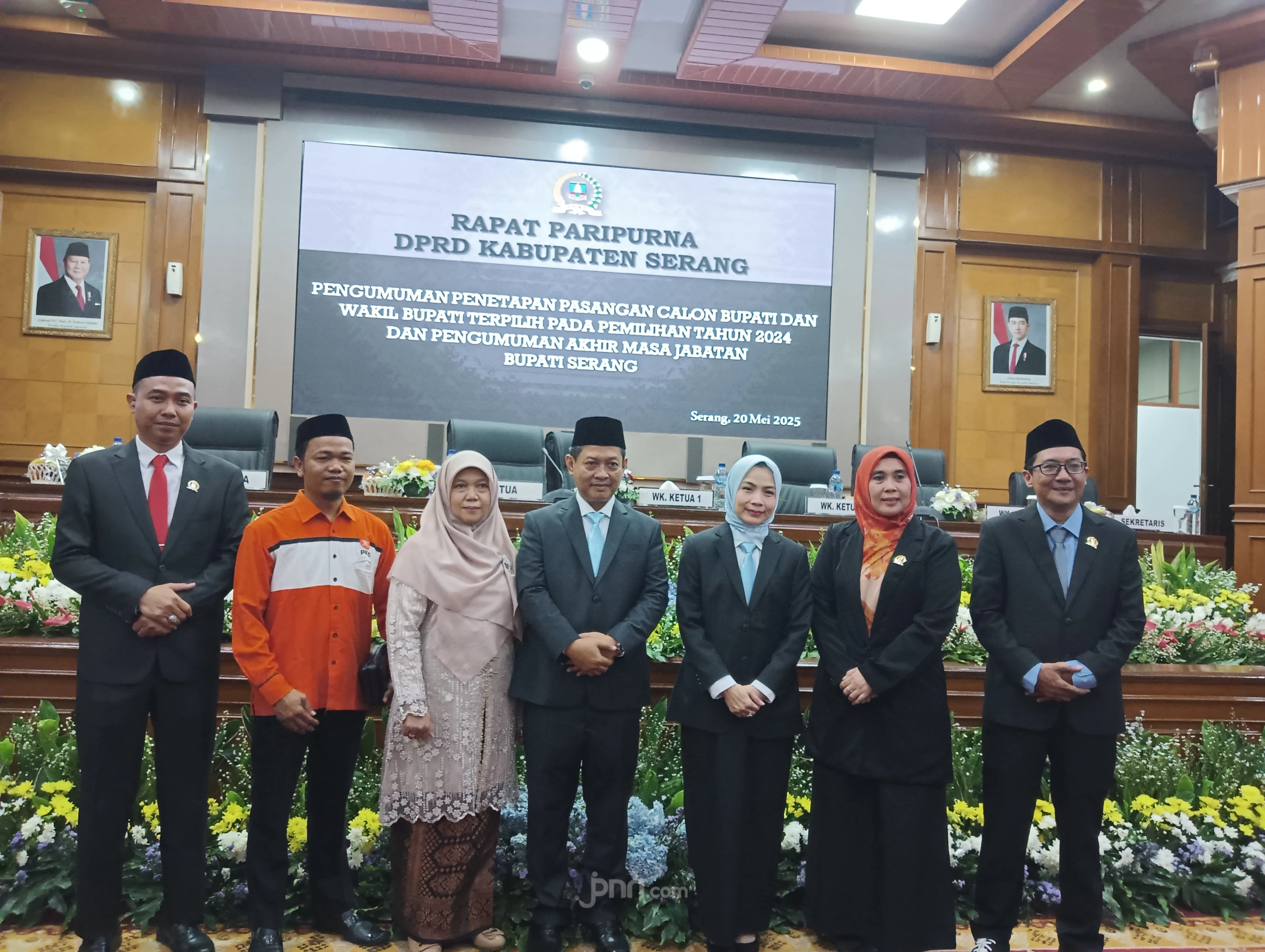 DPRD Kabupaten Serang Tetapkan Zakiyah-Najib Jadi Bupati & Wabup Terpilih