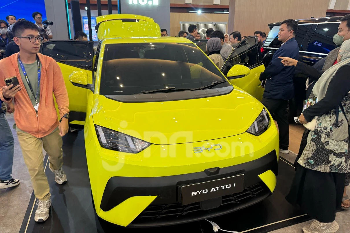 BYD Usung Atto 1 di GIIAS Surabaya, City Car Listrik untuk Generasi Muda
