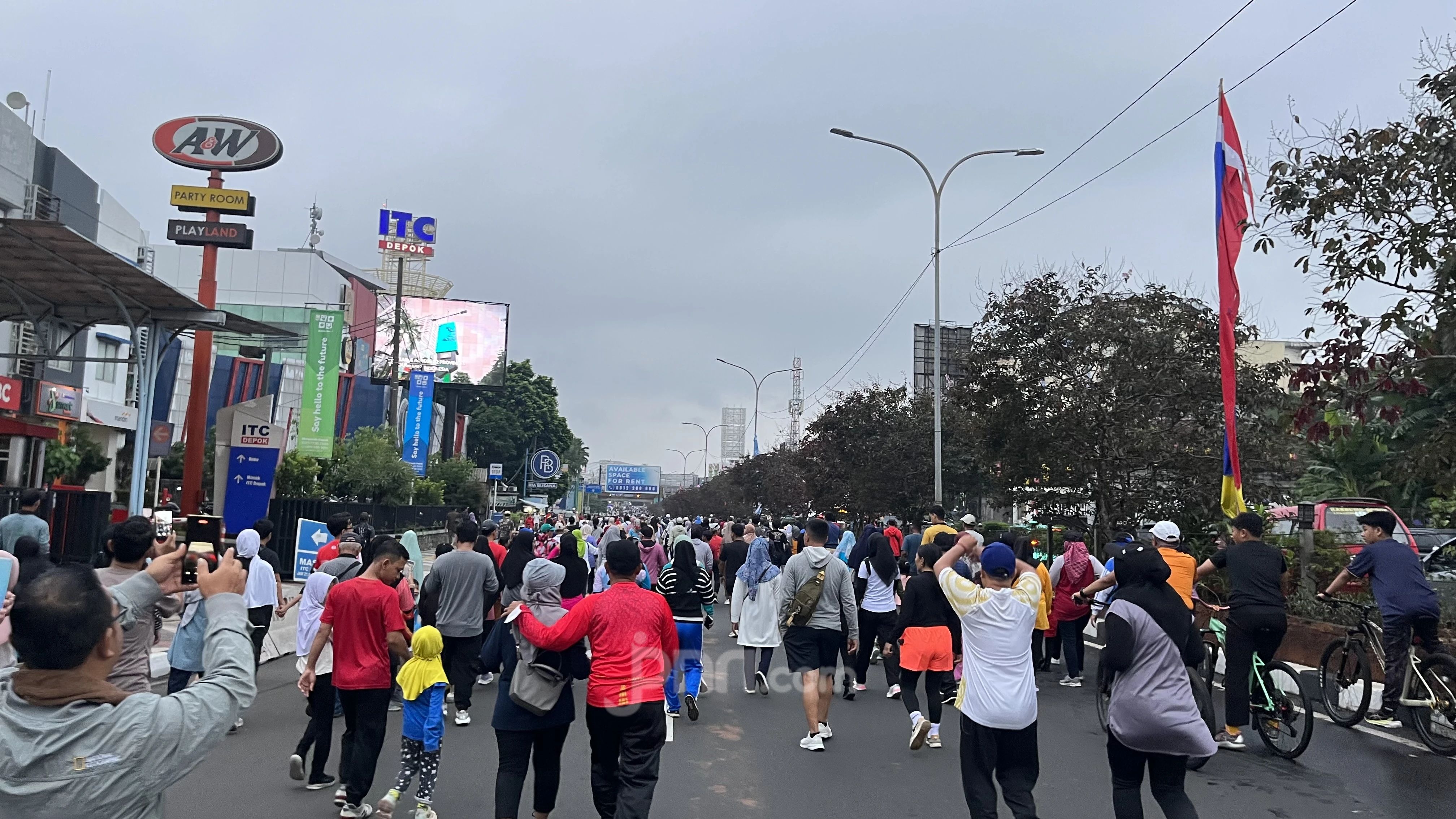 CFD Depok Akan Diberlakukan 2 Jalur Mulai Pekan Ini