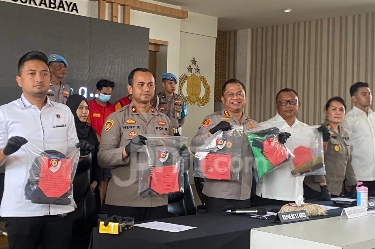 Polisi Ringkus 2 Pelaku Curanmor di Surabaya yang Viral Terekam CCTV