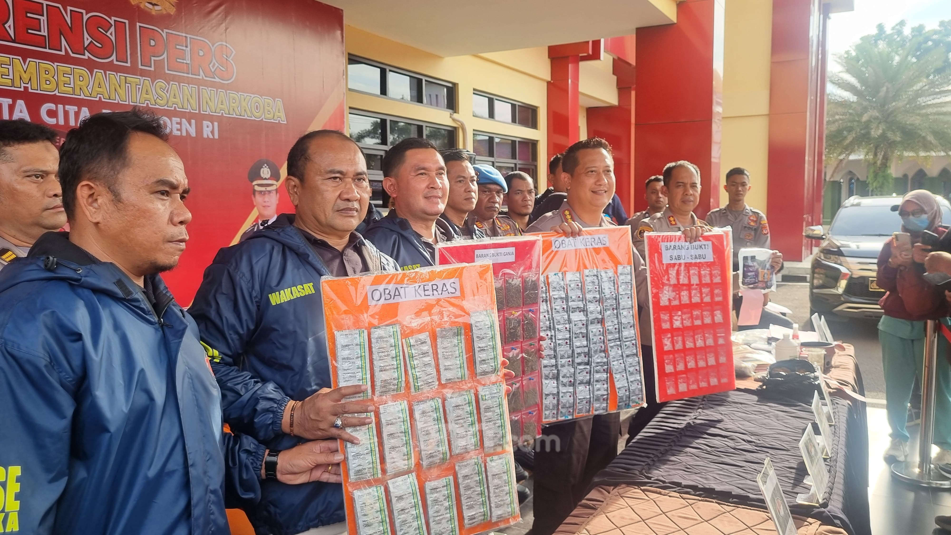 Nataru 2024, Polisi Ringkus Puluhan Pengedar Narkoba di Kabupaten Bandung