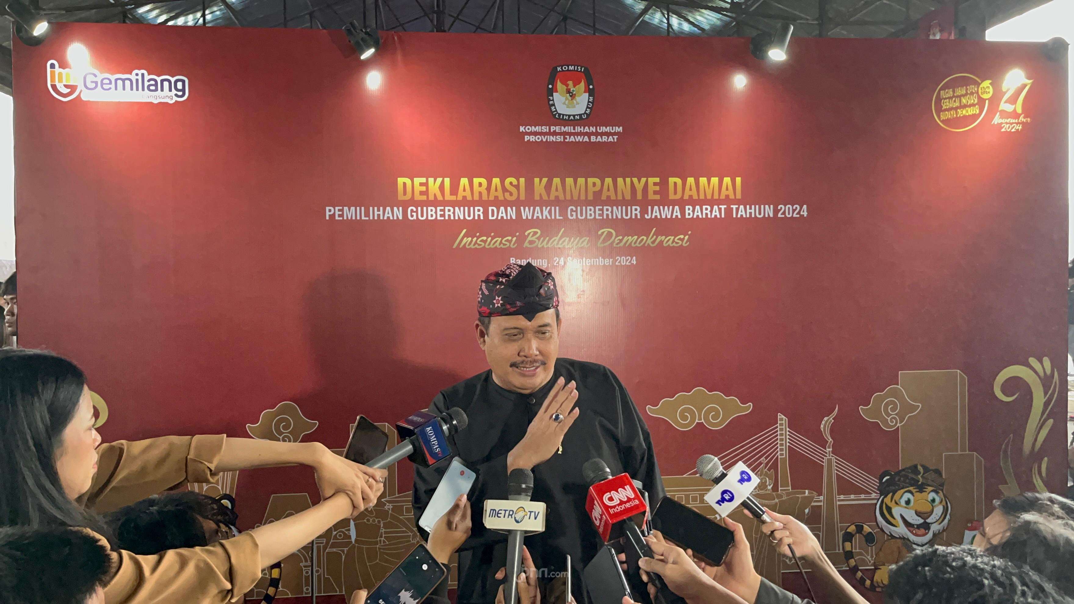 Jeje - Ronal Berkomitmen Wujudkan Kampanye Damai di Pilkada 2024