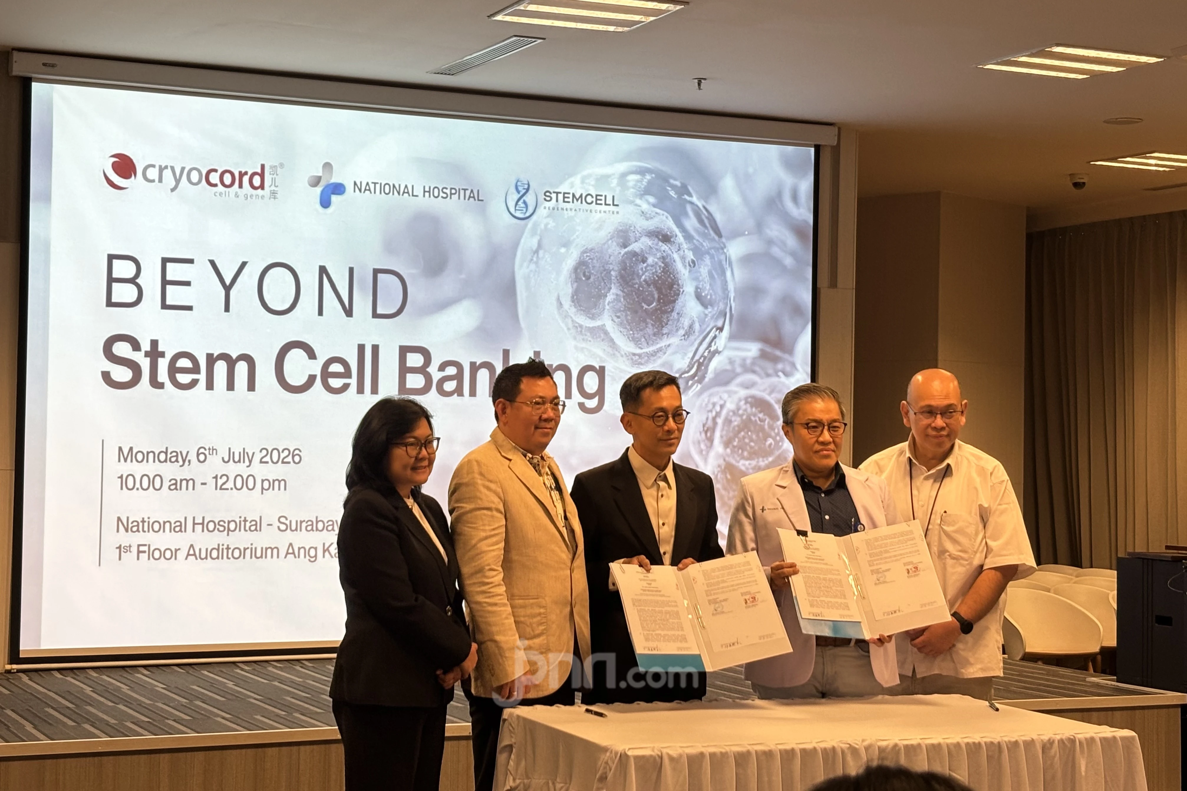 Kembangkan Terapi Berbasis Sel Punca, National Hospital Gandeng CryoCord Indonesia