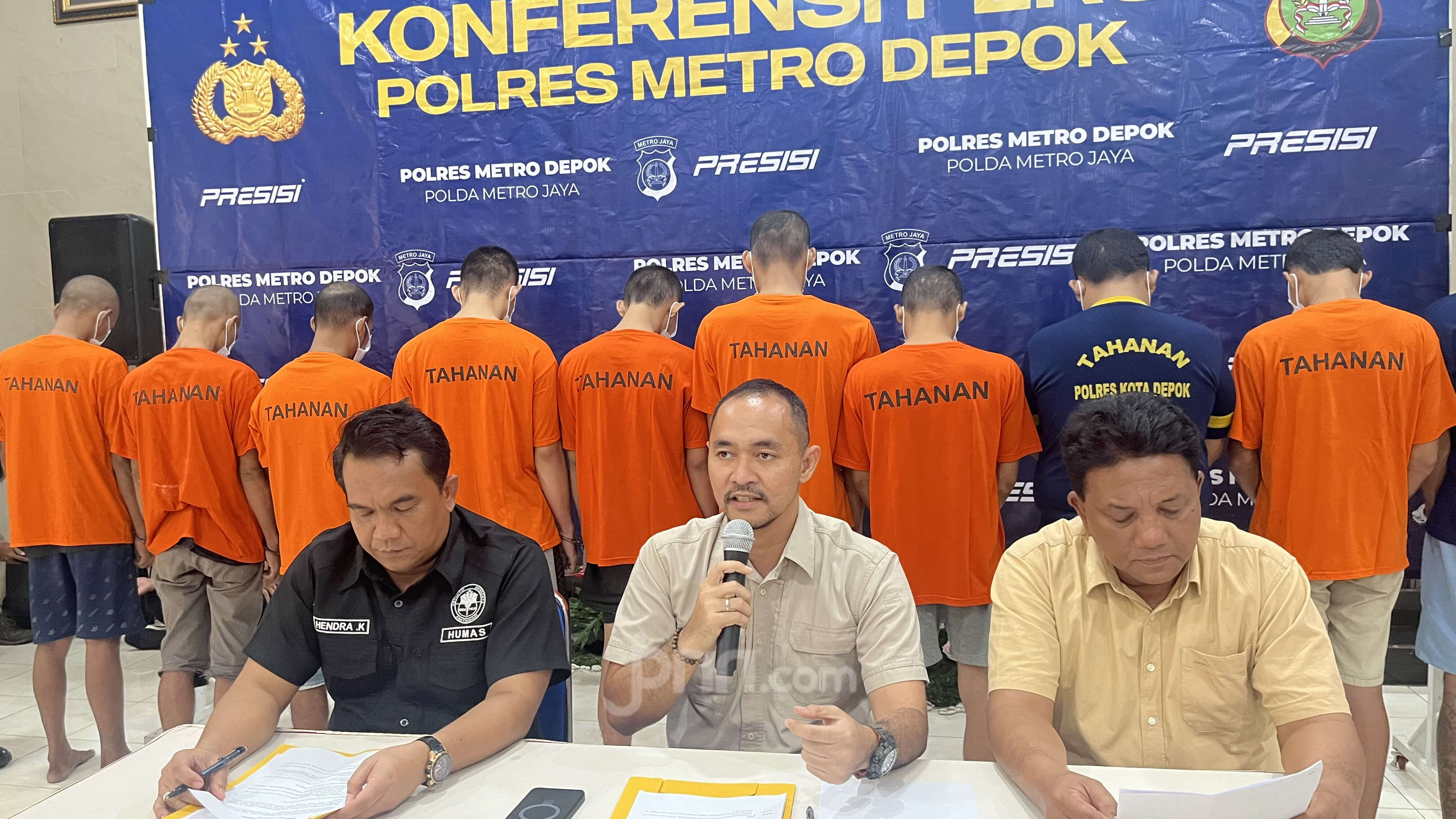 Polres Depok Ringkus 4 Komplotan Curanmor