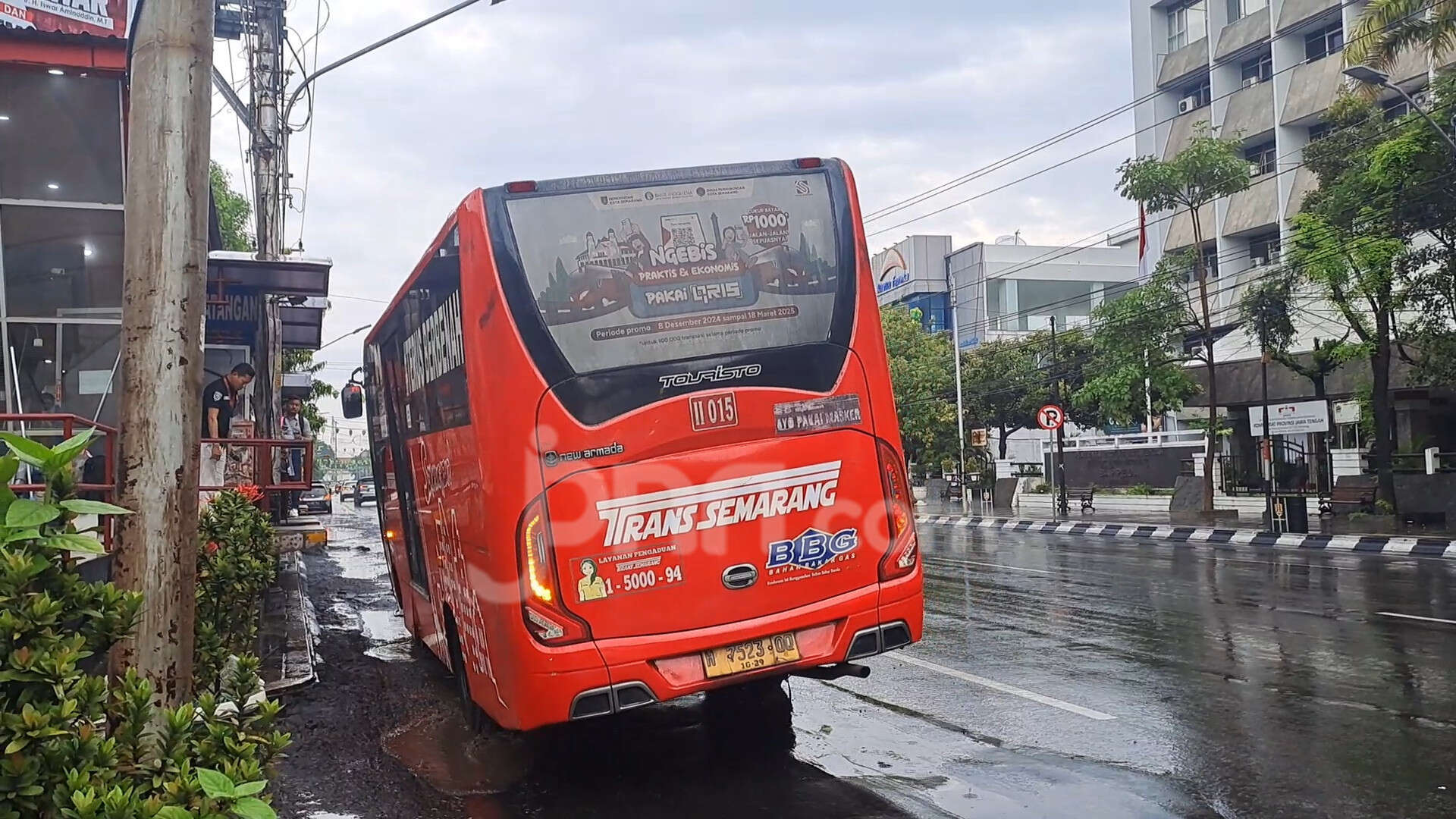 Ada 10 Titik Kerusakan Emplasemen Halte Trans Semarang Mengancam Keselamatan