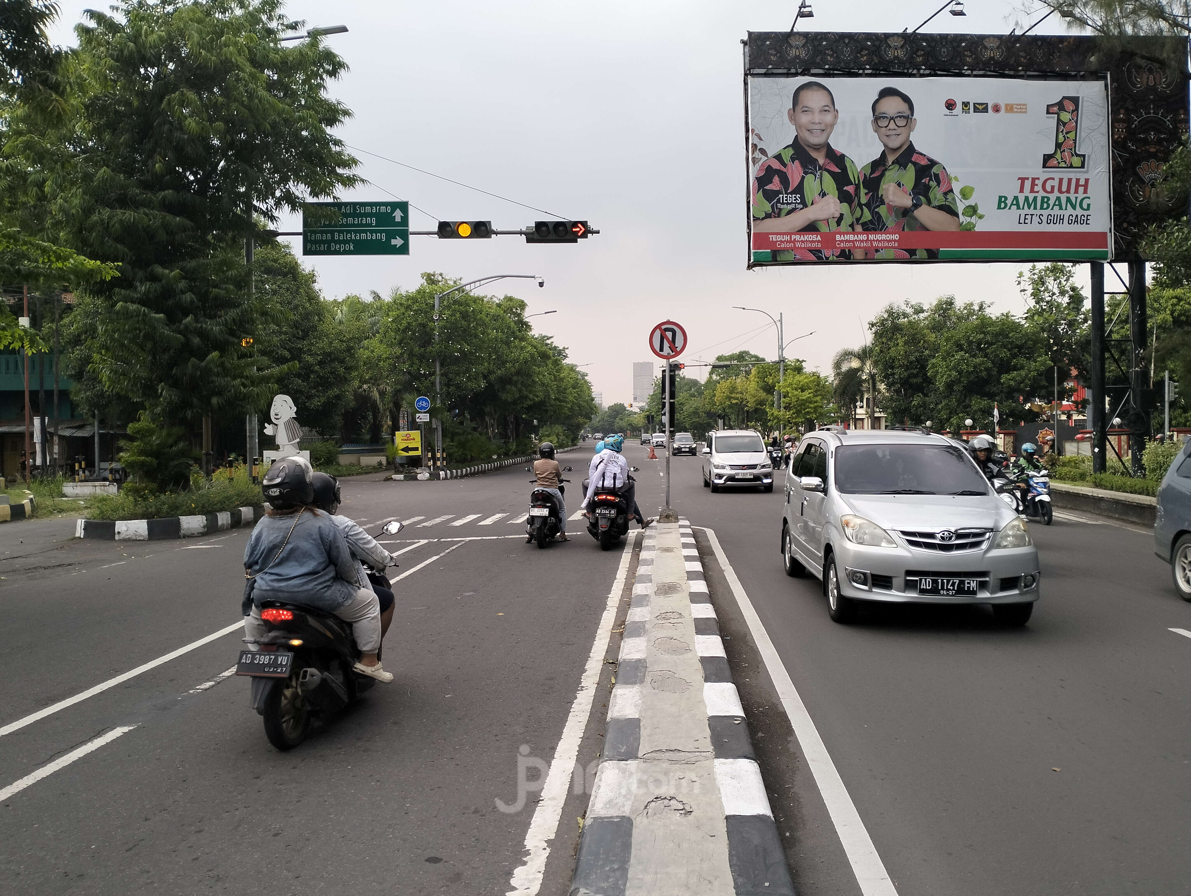 Sejumlah Baliho Kampanye Masih Terpampang di Solo