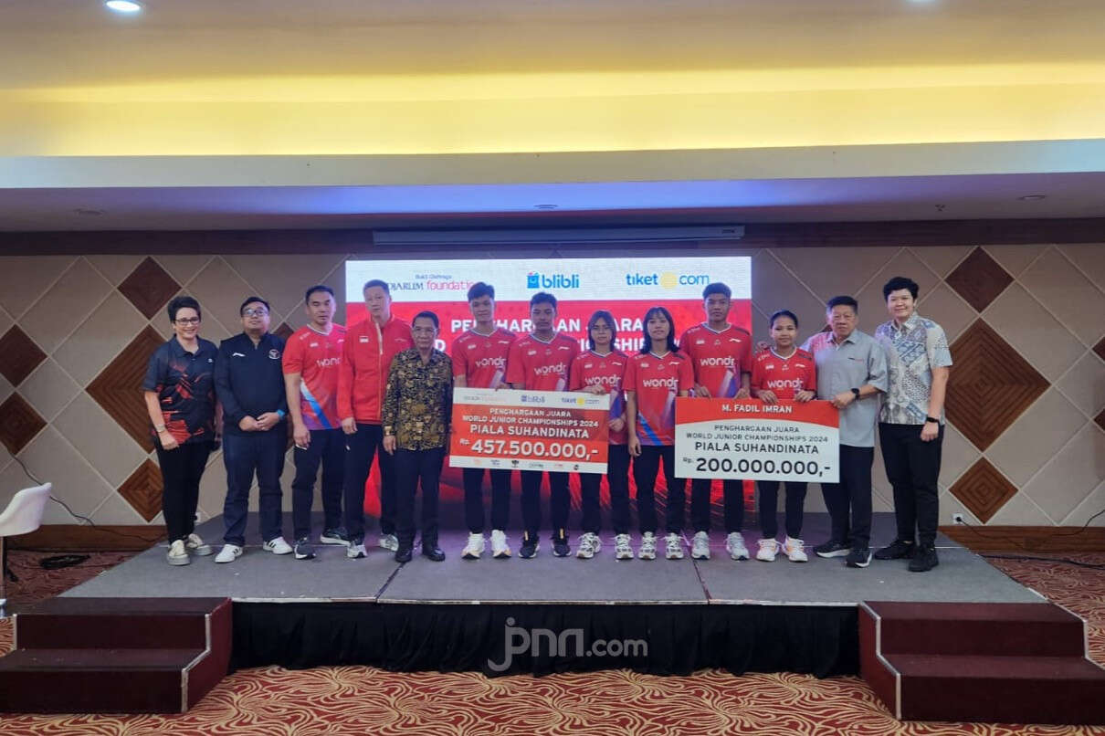 Djarum Foundation Serahkan Bonus Atlet WJC 2024 Senilai Ratusan Juta